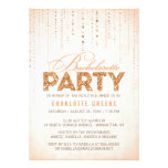Sparkly Glitter Bachelorette Party Invitation