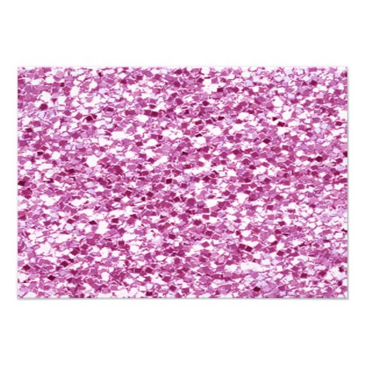 Sparkly Glitter Pink Bachelorette Party Invitation