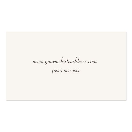 Sparkly Gold Sequins and Brown Linen Look Business Card Templates (back side)