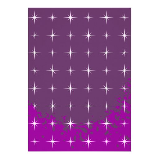 Sparkly party invitations with cocktail glass