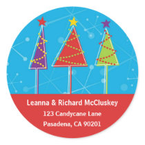 Sparkly Retro Trees stickers by paisleyinparis Sparkly Retro Trees stickers