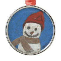 Sparkly Snowman Ornament by Julia Hanna ornaments