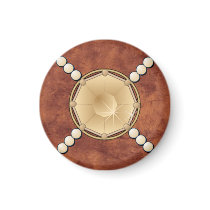 Sparkly Topaz and Pearls Kitchen Magnet by RanchLady Sparkly Topaz and Pearls Kitchen Magnet