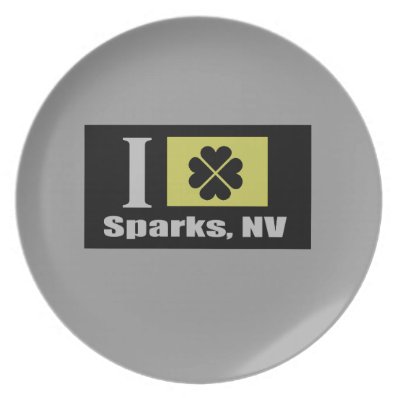 Sparks, NV Fan Goods Party Plate