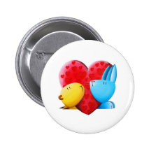 'Sparky ♥ Bumbles' Button
