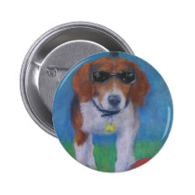 Sparky Dog Cool Dog Buttons