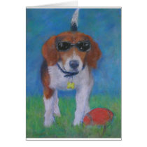 Sparky Dog Cool Dog Greeting Cards