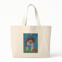 Sparky Dog Cool Dog Tote Bags