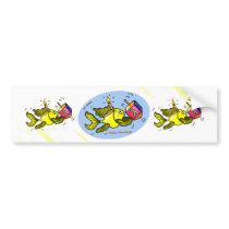 Sparky Hanuka Fish - Comic Cute Cartoon Sticker Bumper Stickers