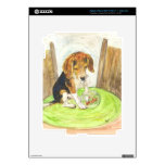 Sparky in the fishbowl iPad 3 decal
