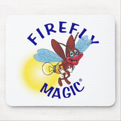 "Sparky" the Firefly Mousepad by Firefly_Magic