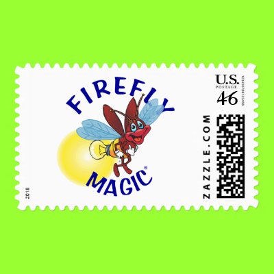 Sparky the Firefly Postage Stamp by Firefly_Magic
