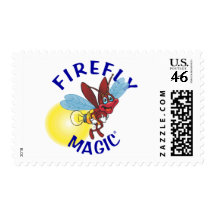 Sparky the Firefly Postage Stamp