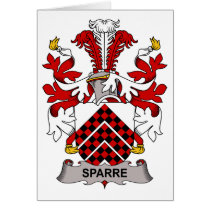 Sparre Family Crest cards