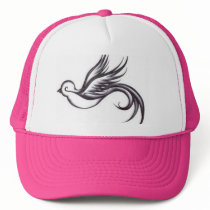Sparrow Pink and white trucker hat