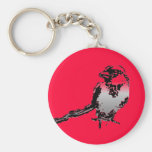 SPARROW Red Keychain