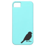 Sparrow silhouette chic blue swallow bird iPhone 5 cases