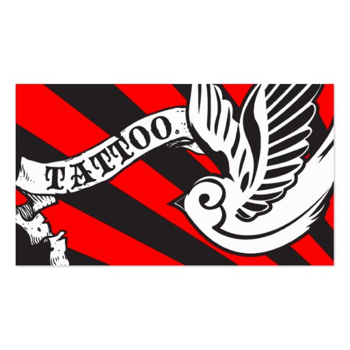 sparrow tattoo business cards