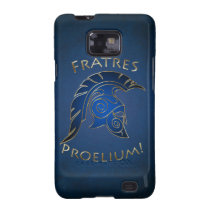 Spartan Battle Trojan Greek Warrior Blue Samsung Samsung Galaxy Case