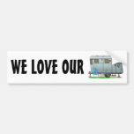 Spartan Camper Trailer RV Bumper Sticker