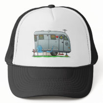 Spartan Camper Trailer RV Trucker Hats