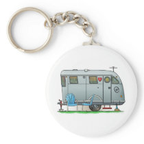 Spartan Camper Trailer RV Key Chain