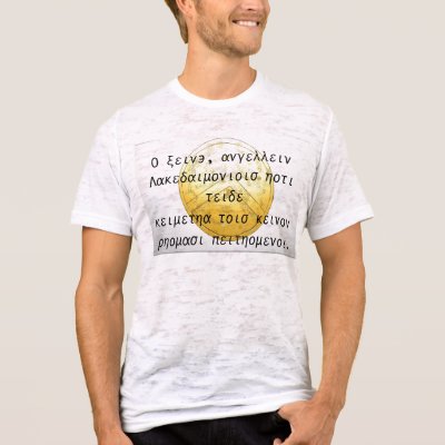 Spartan Shield Tee T-shirt by Room_6_designs