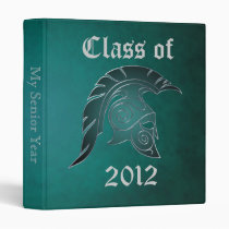 Spartan Silver Class Of Teal Graduation Binder 2