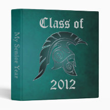 Spartan Silver Class Of Teal Graduation Binder 2