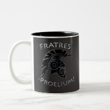 Spartan Trojan Greek Warrior Black Mug