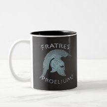 Spartan Trojan Greek Warrior Silver Mug