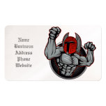Spartan Trojan Mascot Business Card