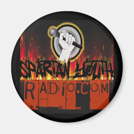 Spartan Youth Radio Grunge On Fire Design Fridge Magnet | Zazzle Spartan Youth Radio Grunge On Fire Design Fridge Magnet | Zazzle