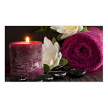 Spas and beauty parlour calling card business cards