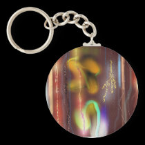 "Spasmic Anomaly" Round Keychain keychains