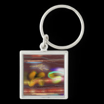"Spasmic Anomaly" Square Keychain keychains