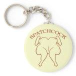 Spatchcock Chicken Keychain