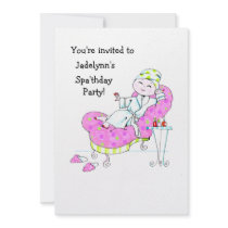 Spa'thday Party Invitation
