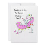 Spa'thday Party Invitation