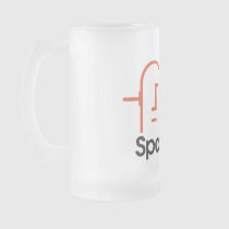 Spatula City Frosted Glass Mug