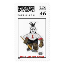  SPATZ, LET'S PLAY HOCKEY postage
