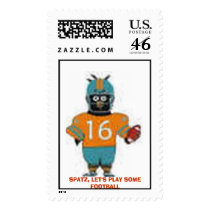  SPATZ, LET'S PLAY SOME FOOTBALL postage