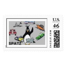 SPATZ LOVES TO GO TRAVELING postage
