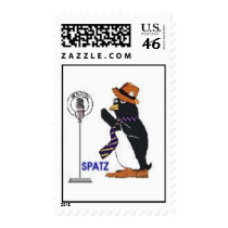 SPATZ, THE BROADCASTER postage