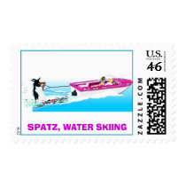 SPATZ, WATER SKIING postage by nethead SPATZ, WATER SKIING postage