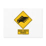 Spawn Camper Warning Sign Post Card