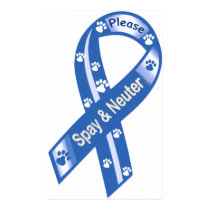 Spay and Neuter Ribbon posters by quatrosales Spay and Neuter Ribbon posters