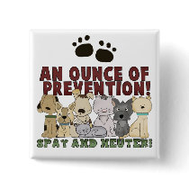 Spay and Neuter Your Pets Button