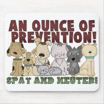 Spay and Neuter Your Pets Mousepad