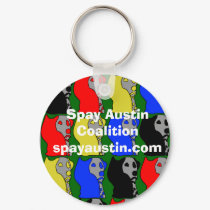 Spay Austin Coalition keychain